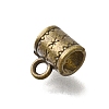 Tibetan Style Alloy Tube Bails TIBE-L008-13AB-2