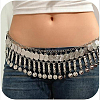 Bohemian Alloy Coin Tassel Waist Chains AJEW-WH0596-933P-5