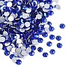 Cobalt Faceted Glass Flat Back Rhinestone for Nail Art X-RGLA-C002-SS10-369-1