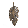 Tibetan Style Alloy Leaf Big Pendants LS-PALLOY-A15448-AB-2