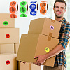 4 Rolls 4 Colors Paper Adhesive Label Stickers STIC-SP0001-12-6