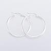304 Stainless Steel Hoop Earrings EJEW-H327-01E-1