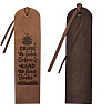 Cowhide Leather Labels AJEW-WH0386-0038-8