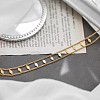 Rhombus Hollow Diamond 304 Stainless Steel Choker Necklaces FS-WGEDF7A-01-3