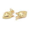 Rack Plating Brass Pendants KK-C021-08G-3