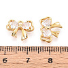 Brass Micro Pave Cubic Zirconia Charms KK-N263-79A-G-3