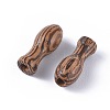 Natural Wenge Wood Beads WOOD-Q045-01-1