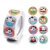 8 Patterns Paper Cartoon Sticker Rolls STIC-E001-16-1