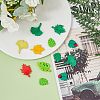 40Pcs 4 Sets Opaque Resin Cabochons CRES-HY0001-01-4