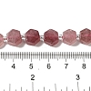Natural Strawberry Quartz Beads Strands G-P534-A03-01-5