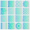16Pcs 16 Styles Mandala Flower PET Plastic Hollow Out Drawing Painting Stencils Templates DIY-WH0045-45-1