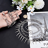 2Pcs Iron Cone Charm Body Chains AJEW-UN0002-12-2