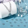 Beebeecraft 120Pcs 2 Styles 304 Stainless Steel Twisted Jump Rings STAS-BBC0002-97-4