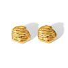 Autumn Winter High-End Stainless Steel Stud Earrings for Women MR8055-3-3