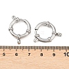 Tarnish Resistant 304 Stainless Steel Spring Ring Clasps STAS-R083-03-2