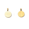 PVD Vacuum Plating 304 Stainless Steel with White Shell Pendants STAS-G268-01P-G-4