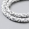 Handmade Polymer Clay Beads Strands X-CLAY-N008-010E-3
