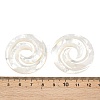 Natural White Shell Cabochons SSHEL-B006-05-4