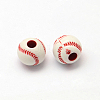 Tennis Craft Style Acrylic Beads SACR-R886-05-2