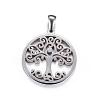 Non-Tarnish 304 Stainless Steel Pendants STAS-P063-07P-1