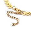 Brass Cobs Chain Bracelets BJEW-JB05409-01-3