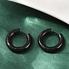 202 Stainless Steel Polishing Hoop Earrings EJEW-M106-02EB-02-1