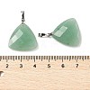 Natural Green Aventurine Pendants G-L614-D04-P03-3