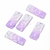 Gradient Spray Painted Alloy Pendants LS-FIND-E026-04-1
