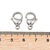 Tarnish Resistant 304 Stainless Steel Lobster Claw Clasps STAS-G035-I-5