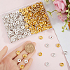 300Pcs 2 Colors Brass Rhinestone Spacer Beads RB-SP0001-04-3