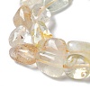 Natural Topaz Beads Strands G-I351-B10-4