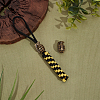 2Pcs Outdoor EDC Tool Brass Parachute Rope European Beads FIND-FG0003-75-5