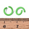 Spray Painted Iron Open Jump Rings IFIN-T017-04B-12-2