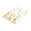 Rack Plating Brass Cable Chain Pointed Dowsing Pendulums HJEW-G016-02G-1