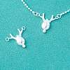 Christmas 925 Sterling Silver Deer Charms STER-A048-10S-1