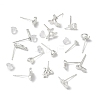 2 Pairs Alloy Stud Earrings for Women EJEW-FS0001-27K-3