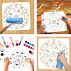 PET Hollow Out Drawing Painting Stencils DIY-WH0405-0002-4