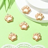 6Pcs Opaque Resin Pendants RESI-YW0003-45D-1