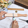 Beech Wood Leather Sharpening Board AJEW-WH20006-374-3