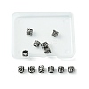 12Pcs 2 Style 304 Stainless Steel European Beads STAS-UN0046-47-1
