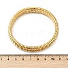 304 Stainless Steel Flat Snake Chain Bracelet BJEW-B076-01G-6