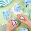 Clear PVC Candy Gift Packaging Boxes with Ribbon & Artificial Flower CON-TAC0001-20B-8