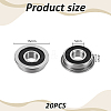 20Pcs Chromium Steel Bearing FIND-GA0007-29B-2