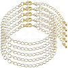 Brass Cable Chain Bracelets for Women BJEW-BM00008-7