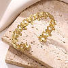 304 Stainless Steel Cuff Bangles for Women BJEW-G777-02G-1