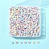 111G Craft Acrylic Horizontal Hole Letter Beads SACR-FS0001-35-7