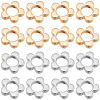 200Pcs 2 Colors CCB Plastic Bead Frame CCB-SC0001-24-1