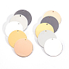 BENECREAT 20Pcs 5 Colors Brass Pendants KK-BC0002-15-3