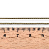 Brass Round Snake Chain CHC-WH0014-02AB-3