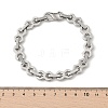 304 Stainless Steel Link Chain Bracelets for Women BJEW-F488-69P-5